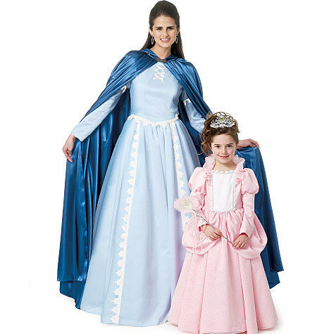 M6420 Fairytale Cape & Dress Costumes | Misses'/Girls' from Jaycotts Sewing Supplies