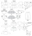 M6669 Clothes For 18' Doll, Accessories & Dog from Jaycotts Sewing Supplies