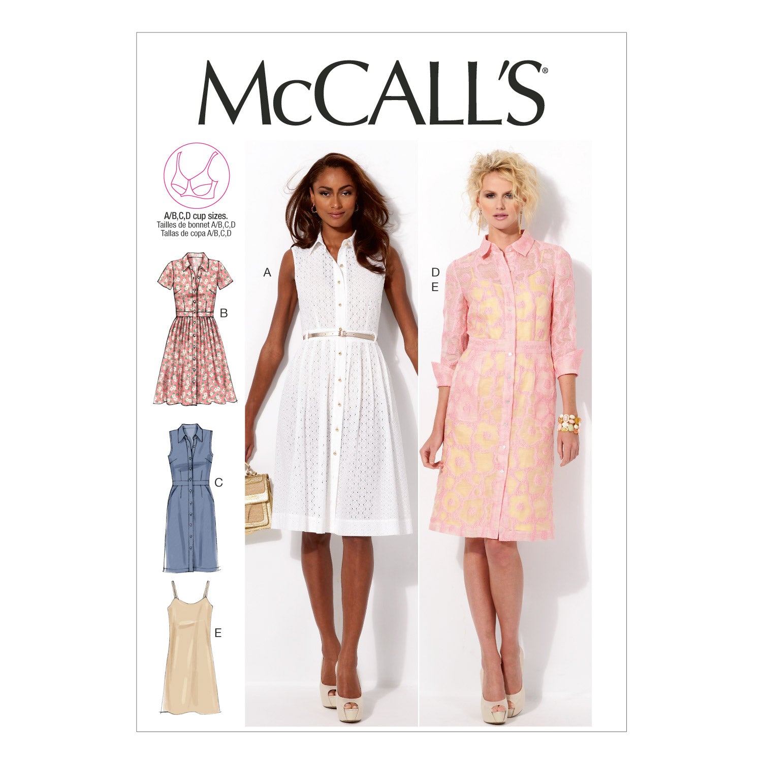 McCall's 6696 Misses' Dresses and Slip Pattern from Jaycotts Sewing Supplies