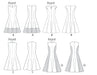 M6741 Misses'/Women's Petite Lined Dresses | Easy from Jaycotts Sewing Supplies