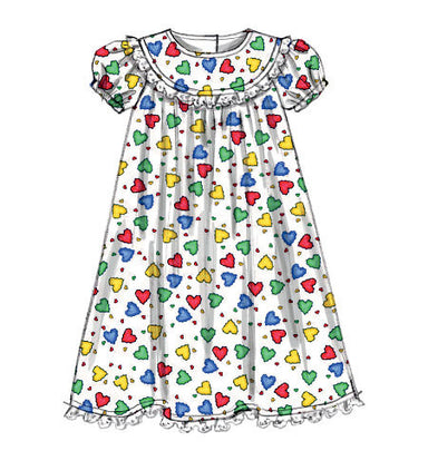 M6831 Girls' Sleepwear | Easy from Jaycotts Sewing Supplies