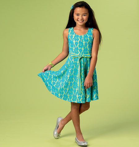 M6915 Girls' Dresses | Easy from Jaycotts Sewing Supplies
