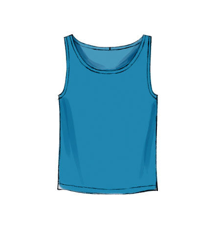 McCall's Sewing Pattern: M6973 Men's Tank Tops, T-Shirts Shorts