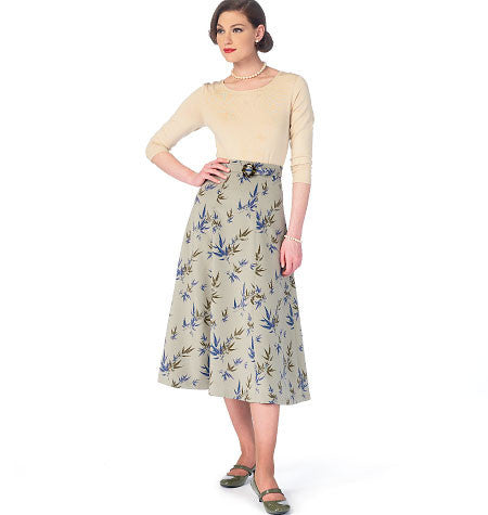 M6993 Misses' Skirts & Belt from Jaycotts Sewing Supplies
