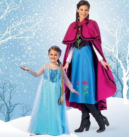 McCall's Sewing Pattern 7000 Frozen Costumes —