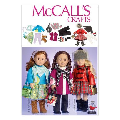 McCall's Sewing Pattern 7006 Clothes For 18" Doll from Jaycotts Sewing Supplies