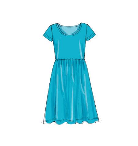 M7079 Girls'/Girls' Plus Dresses from Jaycotts Sewing Supplies