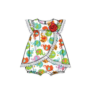 M7107 Infants' Rompers from Jaycotts Sewing Supplies