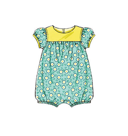 M7107 Infants' Rompers from Jaycotts Sewing Supplies