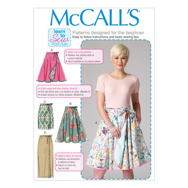 M7129 Misses' Wrap skirts from Jaycotts Sewing Supplies