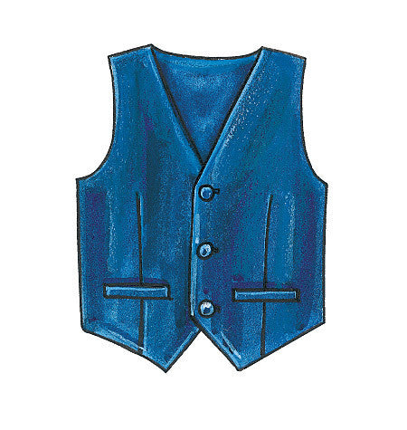 M7223 Children's/Boys' Lined Vests, Cummerbund, Bow Tie and Neck from Jaycotts Sewing Supplies