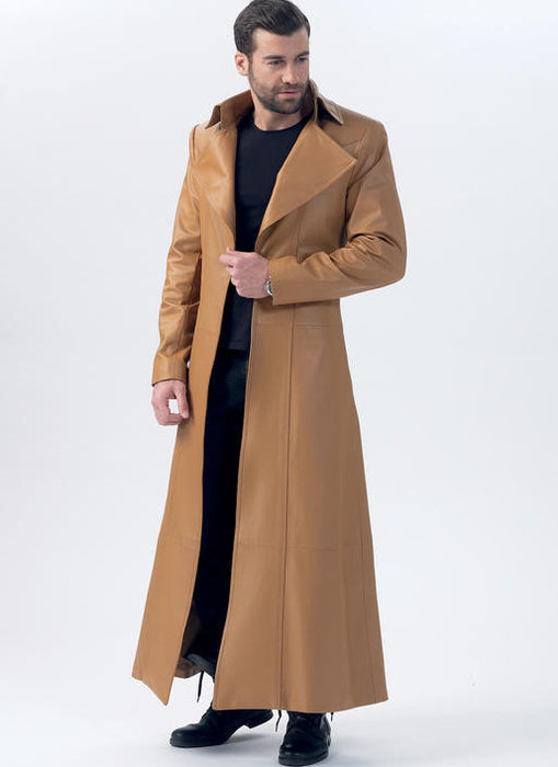 M7374 Yaya Han Mens Collared and Seamed Coats from Jaycotts Sewing Supplies