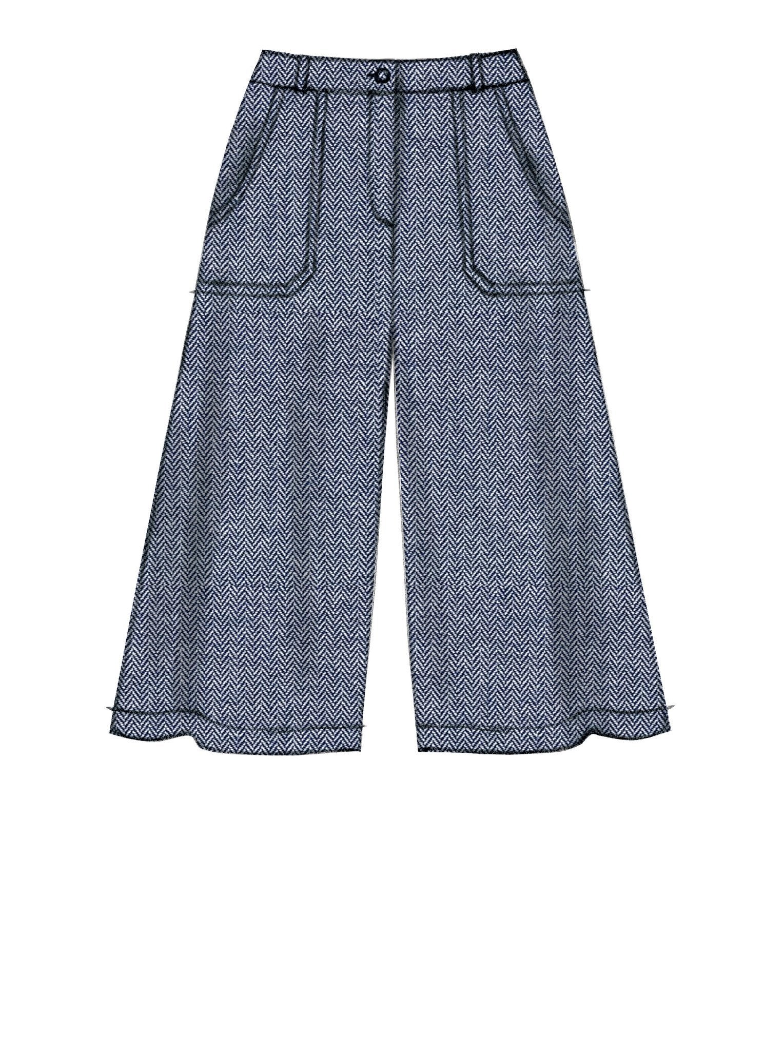 M7475 Misses' Flared Skirts, Shorts and Culottes — jaycotts.co.uk ...