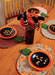 M7490 Pumpkin Placemats/Table Runner, Witch Hat/Legs, and Wreaths from Jaycotts Sewing Supplies