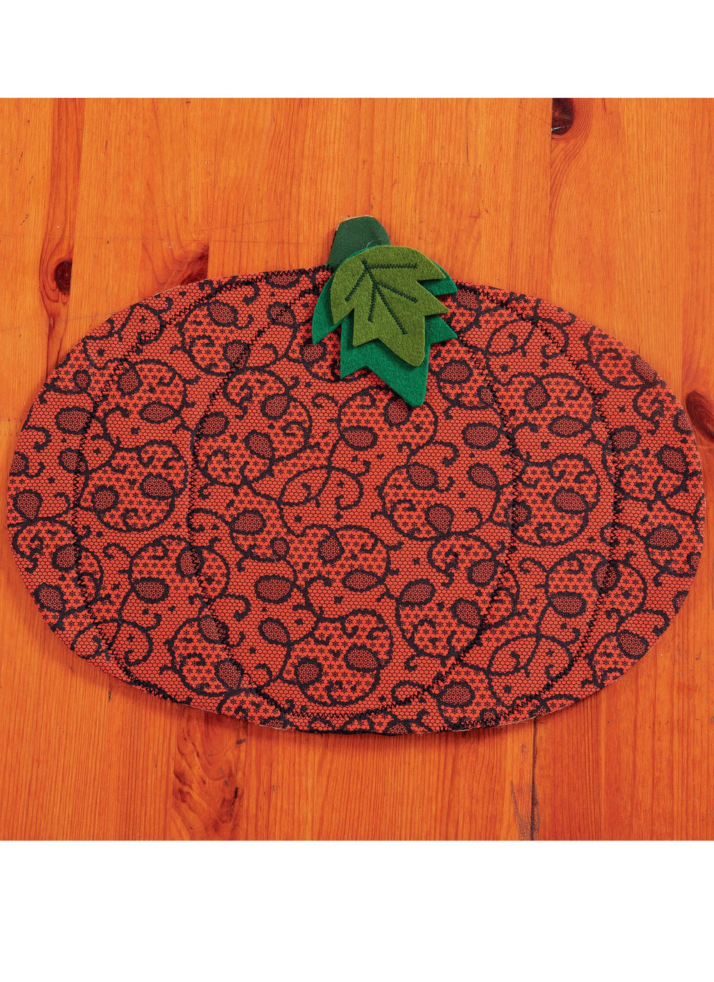 M7490 Pumpkin Placemats/Table Runner, Witch Hat/Legs, and Wreaths from Jaycotts Sewing Supplies