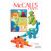 McCall's Sewing Pattern 7553 Dinosaur Plush Toys and Applique Quilt from Jaycotts Sewing Supplies