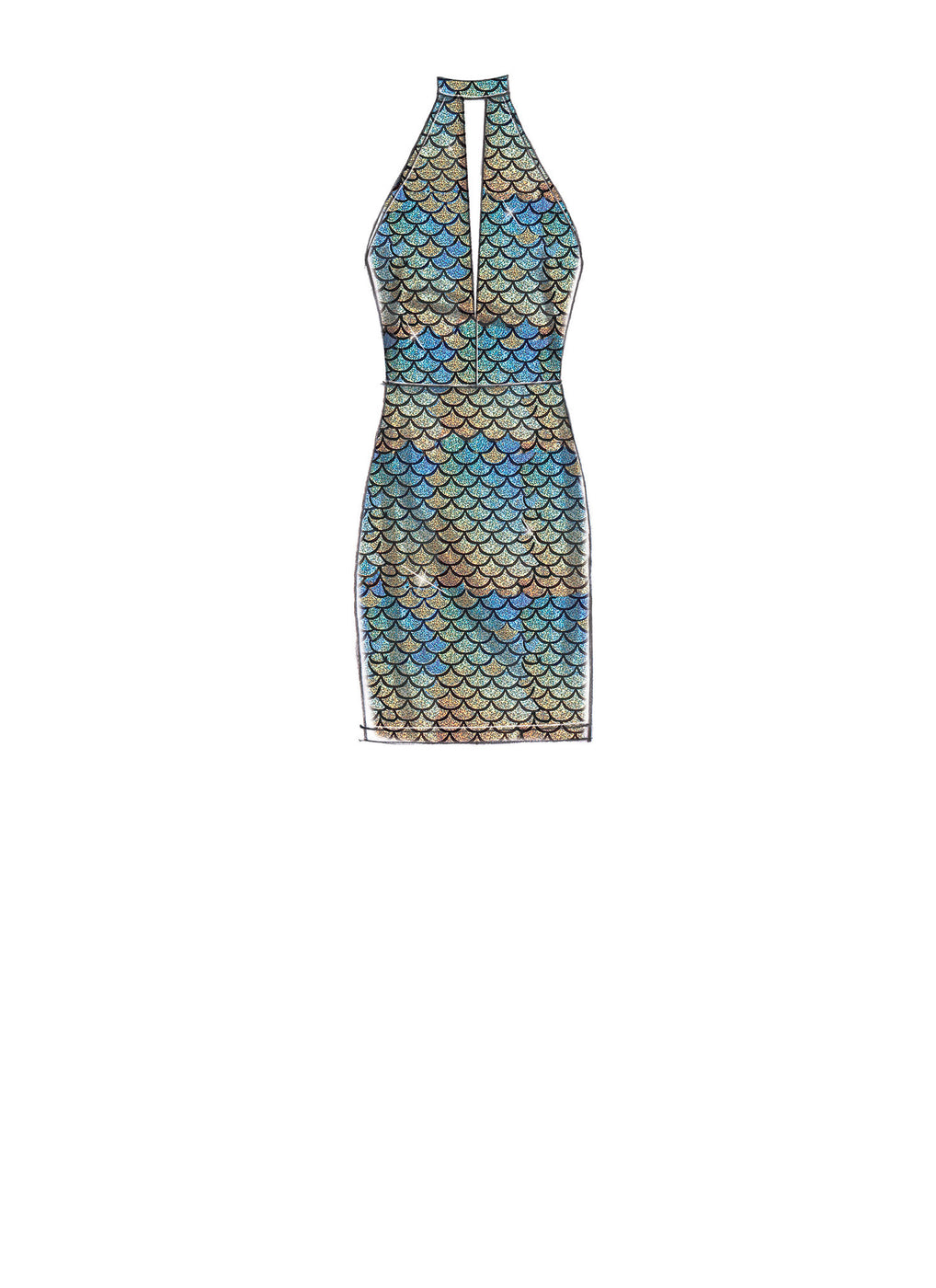 McCall's Sewing Pattern 7569 Misses' Column and Mermaid-Style Dresses ...