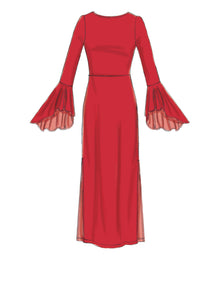 McCall's Sewing Pattern 7569 Misses' Column and Mermaid-Style Dresses ...