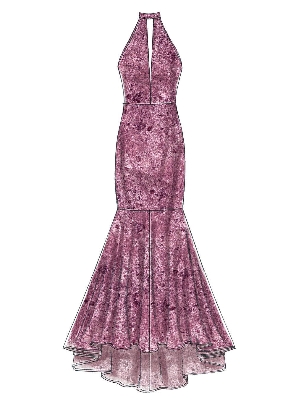 McCall's Sewing Pattern 7569 Misses' Column and Mermaid-Style Dresses ...