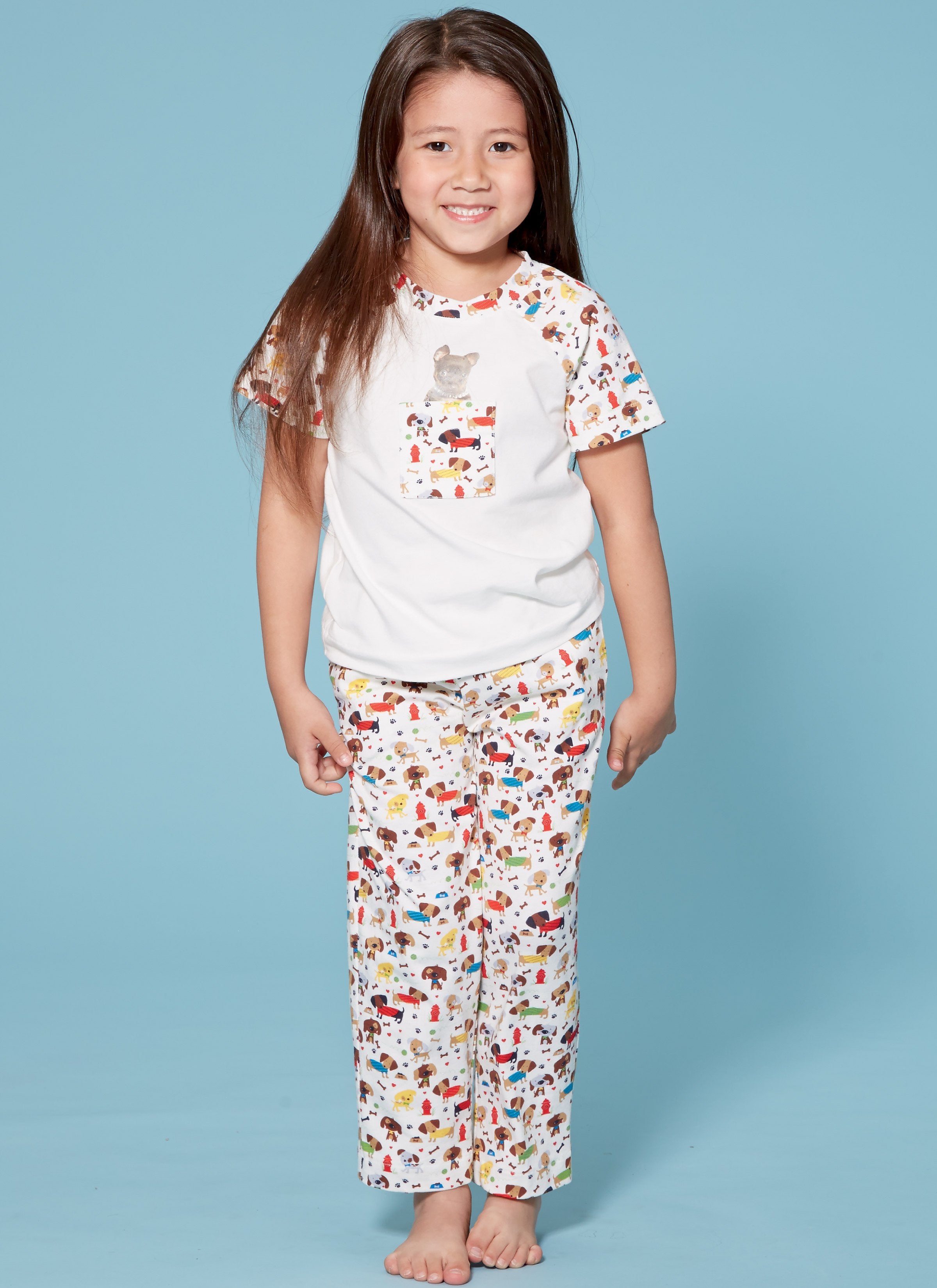 M7678 Children's Animal Themed Tops and Pants from Jaycotts Sewing Supplies