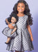 M7707 Girls' Dresses and 18" Doll Dress Pattern from Jaycotts Sewing Supplies