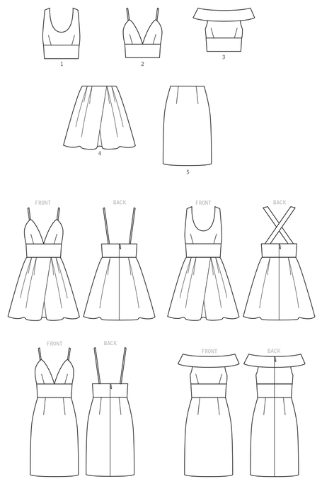 M7719 Misses' Dresses Pattern from Jaycotts Sewing Supplies