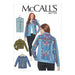 M7729 Misses' Jackets and Vest Pattern from Jaycotts Sewing Supplies