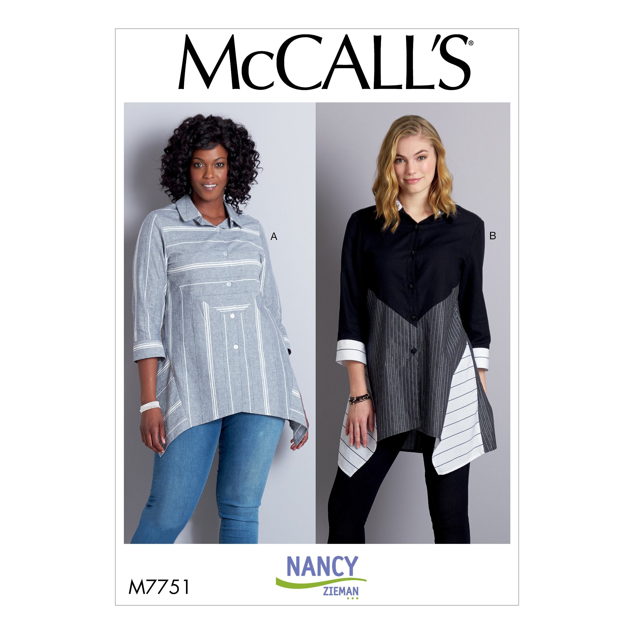 M7751 Misses' Shirts Pattern from Jaycotts Sewing Supplies