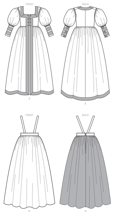 M7763 Dress and Skirt Pattern from Jaycotts Sewing Supplies