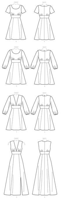 M7802 Dress Pattern from Jaycotts Sewing Supplies