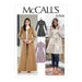 M7848 Misses'/Miss Petite and Women's Coats and Belt from Jaycotts Sewing Supplies