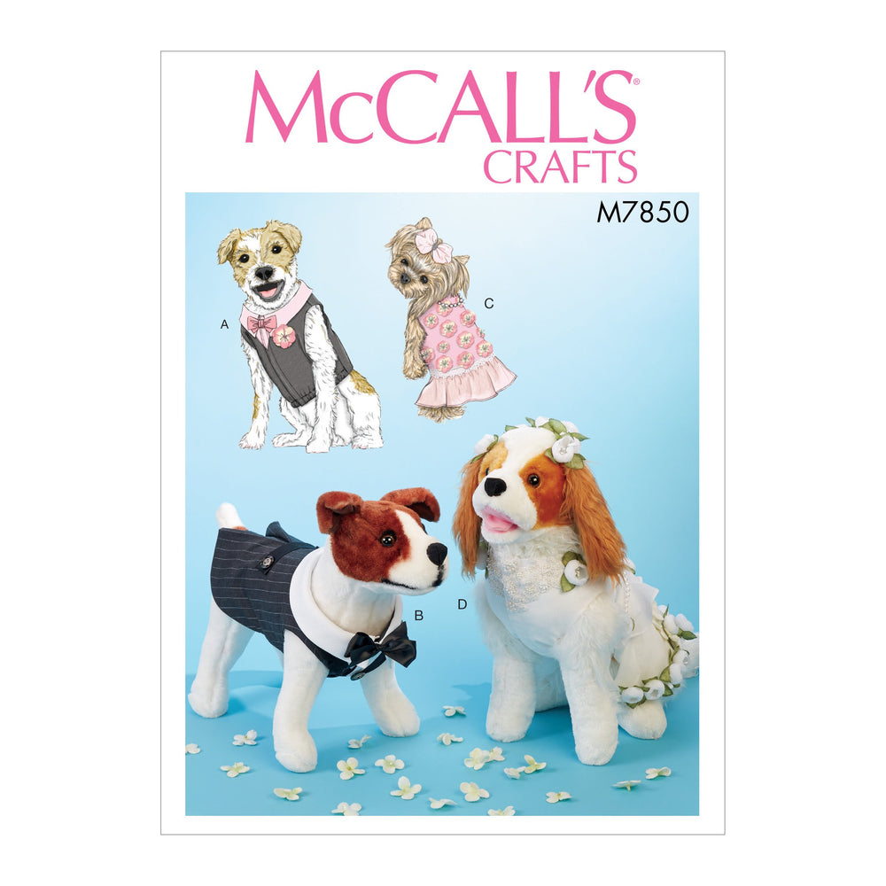 M7850 Pet Clothes Pattern from Jaycotts Sewing Supplies