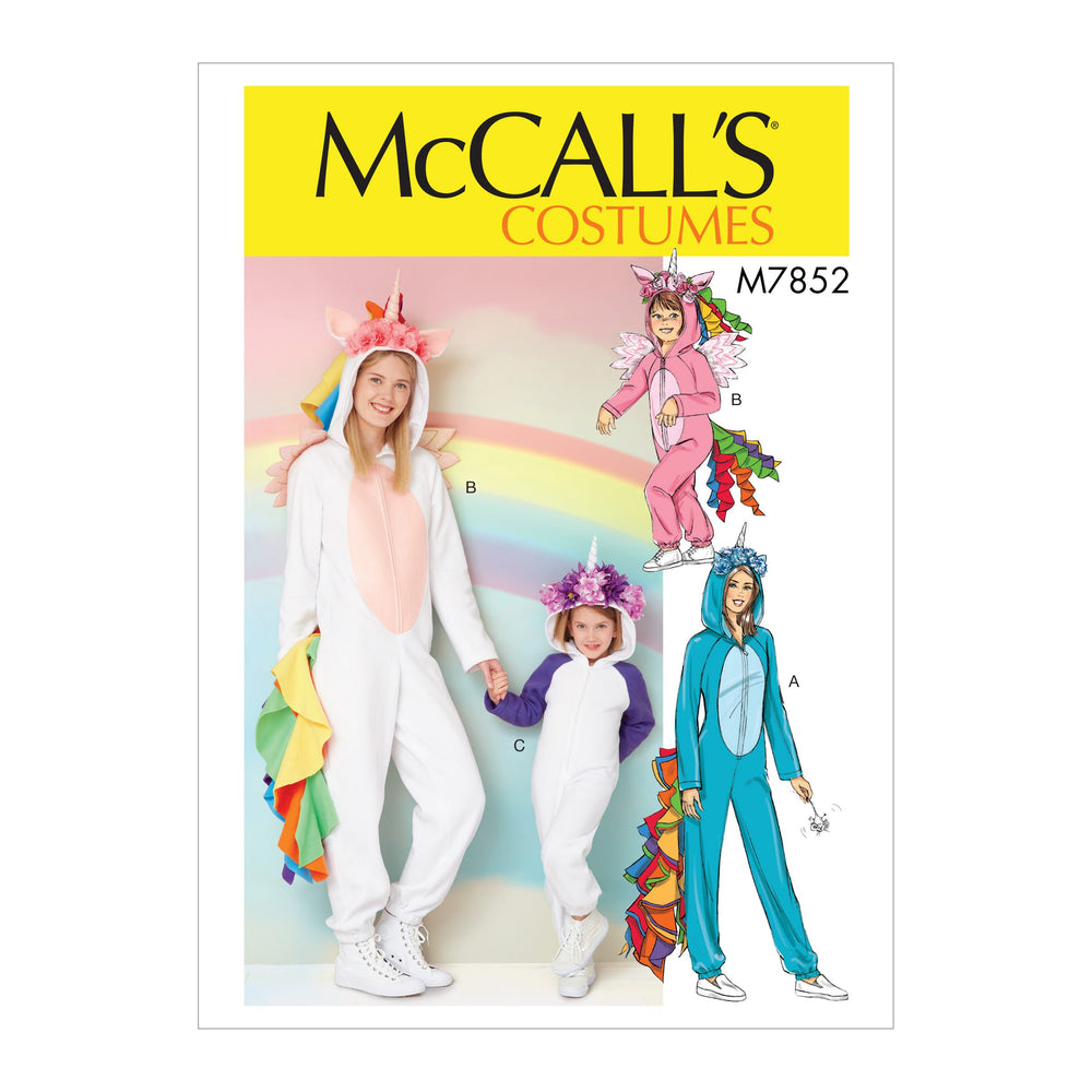 M7852 Miss/Girls' costume pattern from Jaycotts Sewing Supplies