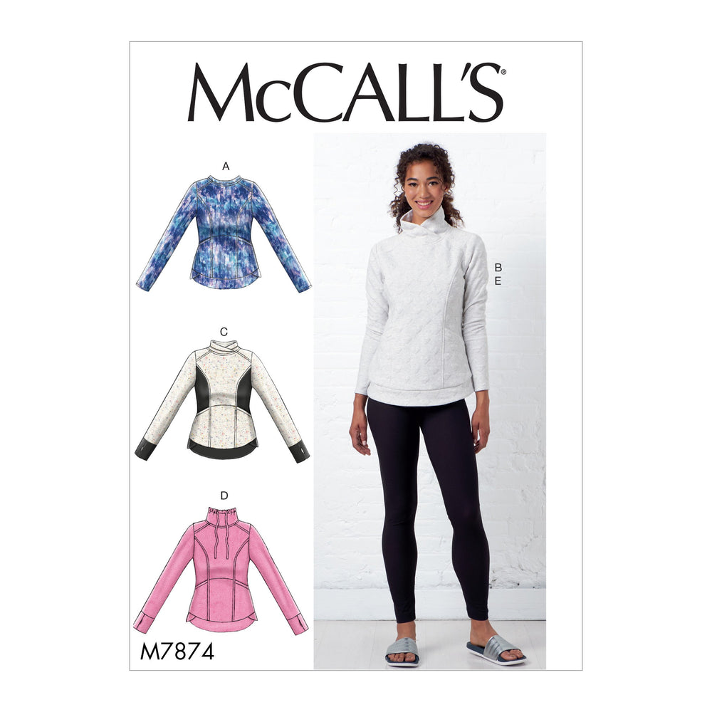 M7874 Outdoor Tops and Leggings Pattern from Jaycotts Sewing Supplies