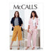 M7876 Misses' Jackets and Pants Sewing Pattern from Jaycotts Sewing Supplies