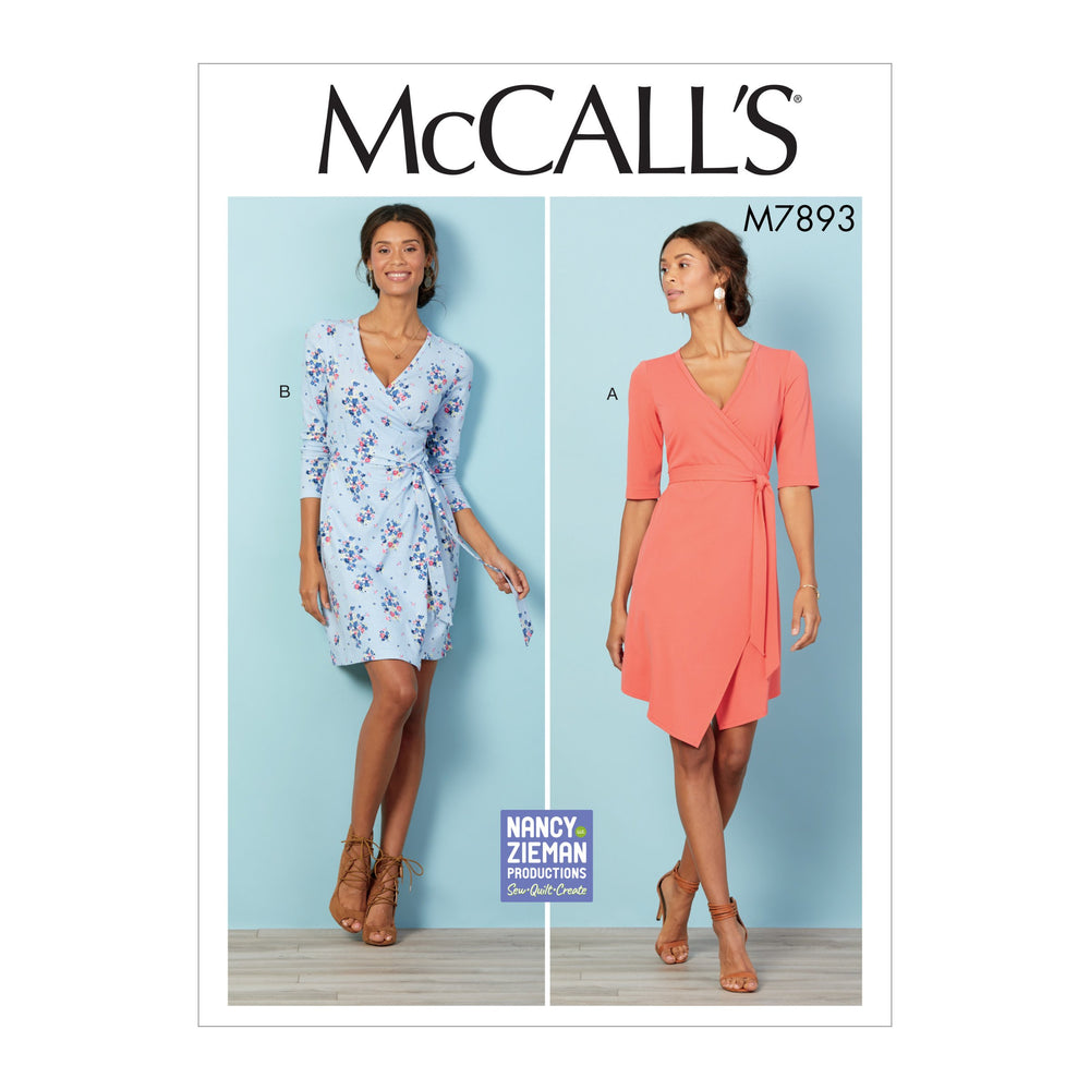 McCall's Patterns M7313 Misses'/Women's Flared Dresses, Size RR  (18W-20W-22W-24W)