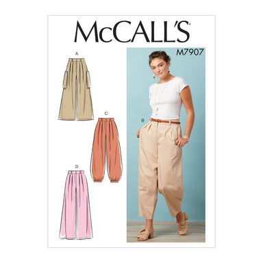 M7907 Misses' Trousers Sewing Pattern from Jaycotts Sewing Supplies