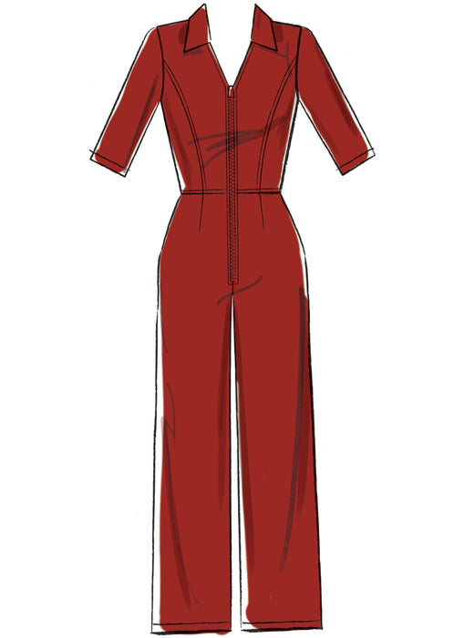 M7908 Misses'/Miss Petite Jumpsuits | A/B, C & D Cup Sizes from Jaycotts Sewing Supplies