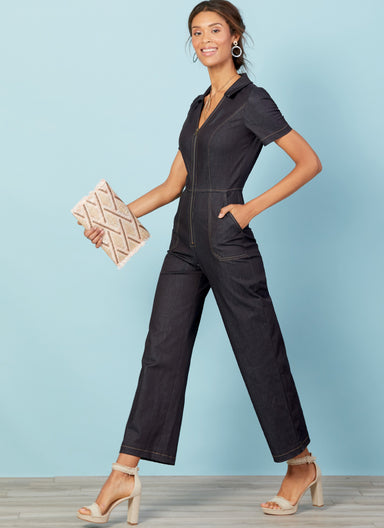 M7908 Misses'/Miss Petite Jumpsuits  A/B, C and D Cup Sizes —   - Sewing Supplies