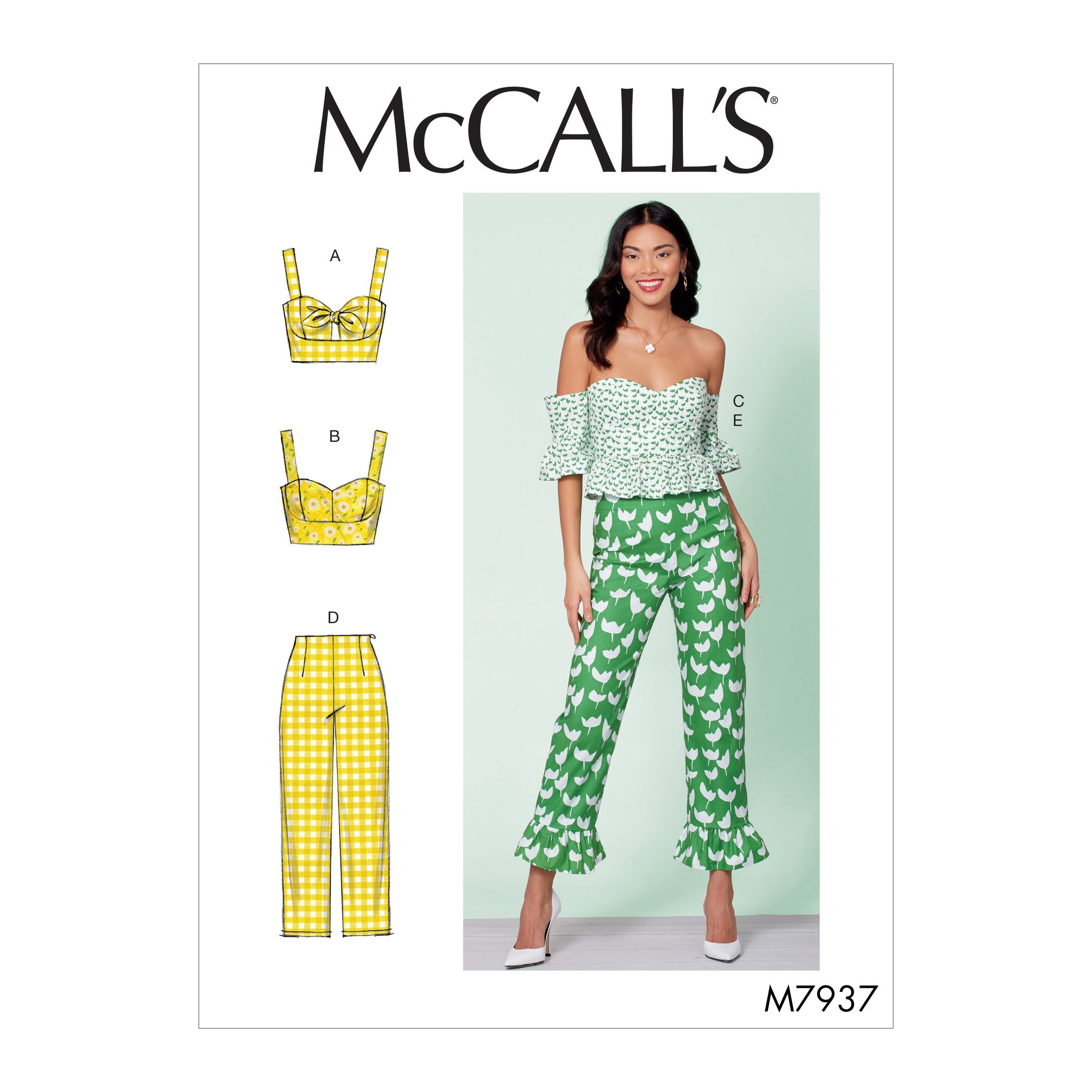 McCall's 7937 Misses' Tops and Pants Pattern from Jaycotts Sewing Supplies