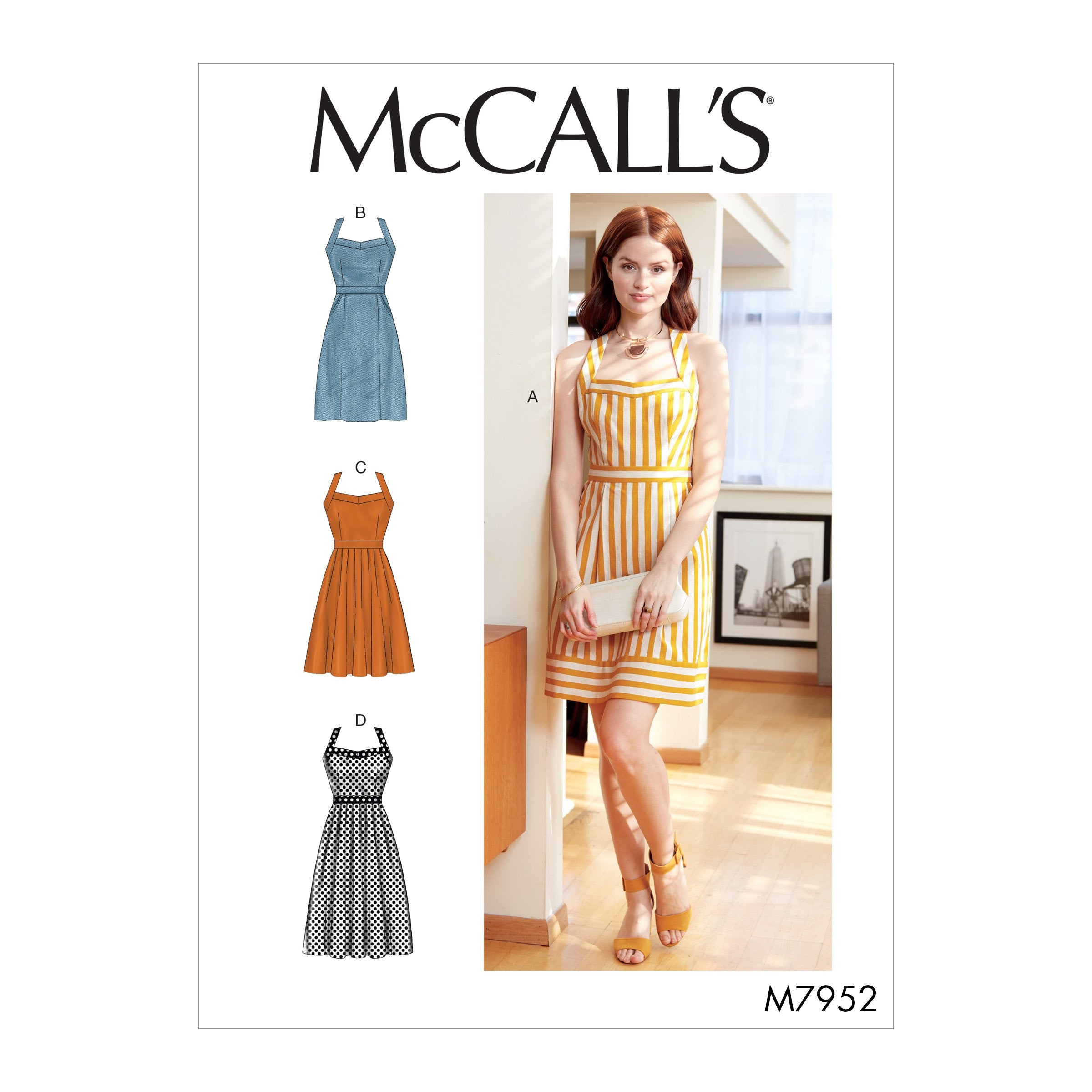 McCalls 7952 Dresses sewing pattern from Jaycotts Sewing Supplies