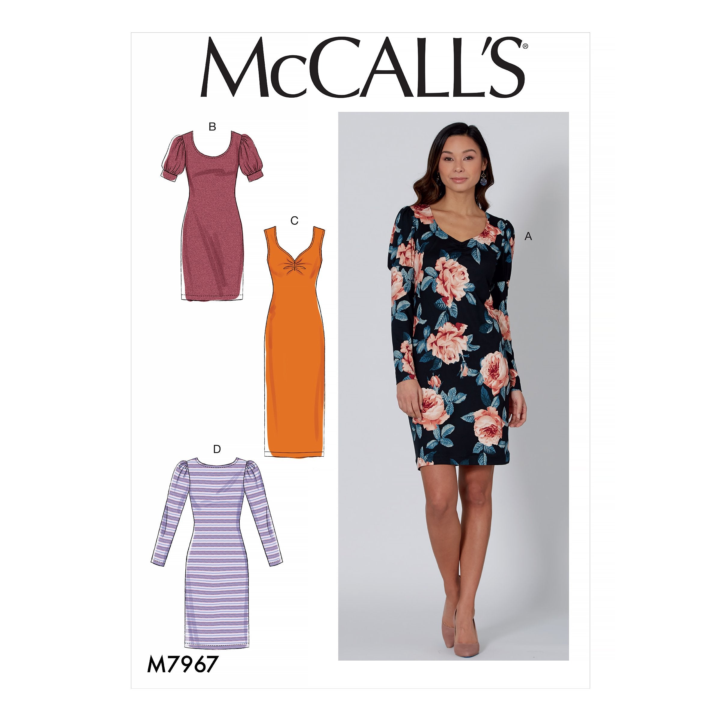 McCalls 7967 Dresses sewing pattern from Jaycotts Sewing Supplies