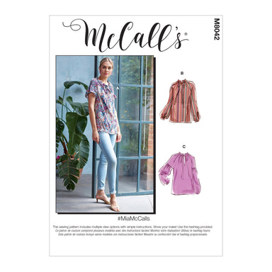 McCall's pattern 8042 Tops from Jaycotts Sewing Supplies