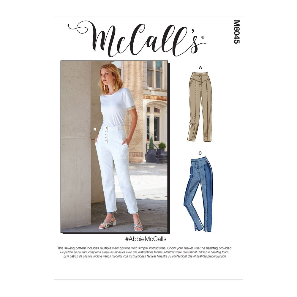 McCall's pattern 8045 Pants from Jaycotts Sewing Supplies