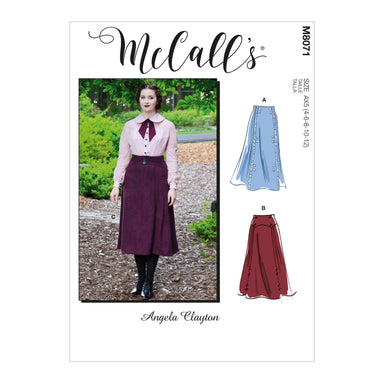 McCall's 8071 Historical Skirt sewing pattern from Jaycotts Sewing Supplies