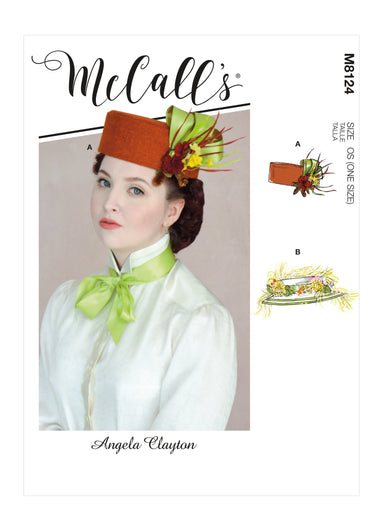 McCall's 8124 COSTUME pattern | Misses' Historical Hats from Jaycotts Sewing Supplies