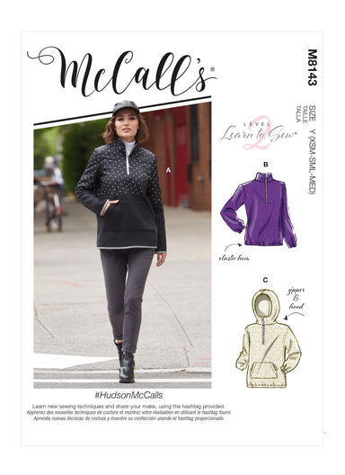 McCall's 8143 Tops pattern from Jaycotts Sewing Supplies