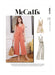 McCall's 8218 Misses' Romper, Jumpsuits and Sash sewing pattern from Jaycotts Sewing Supplies