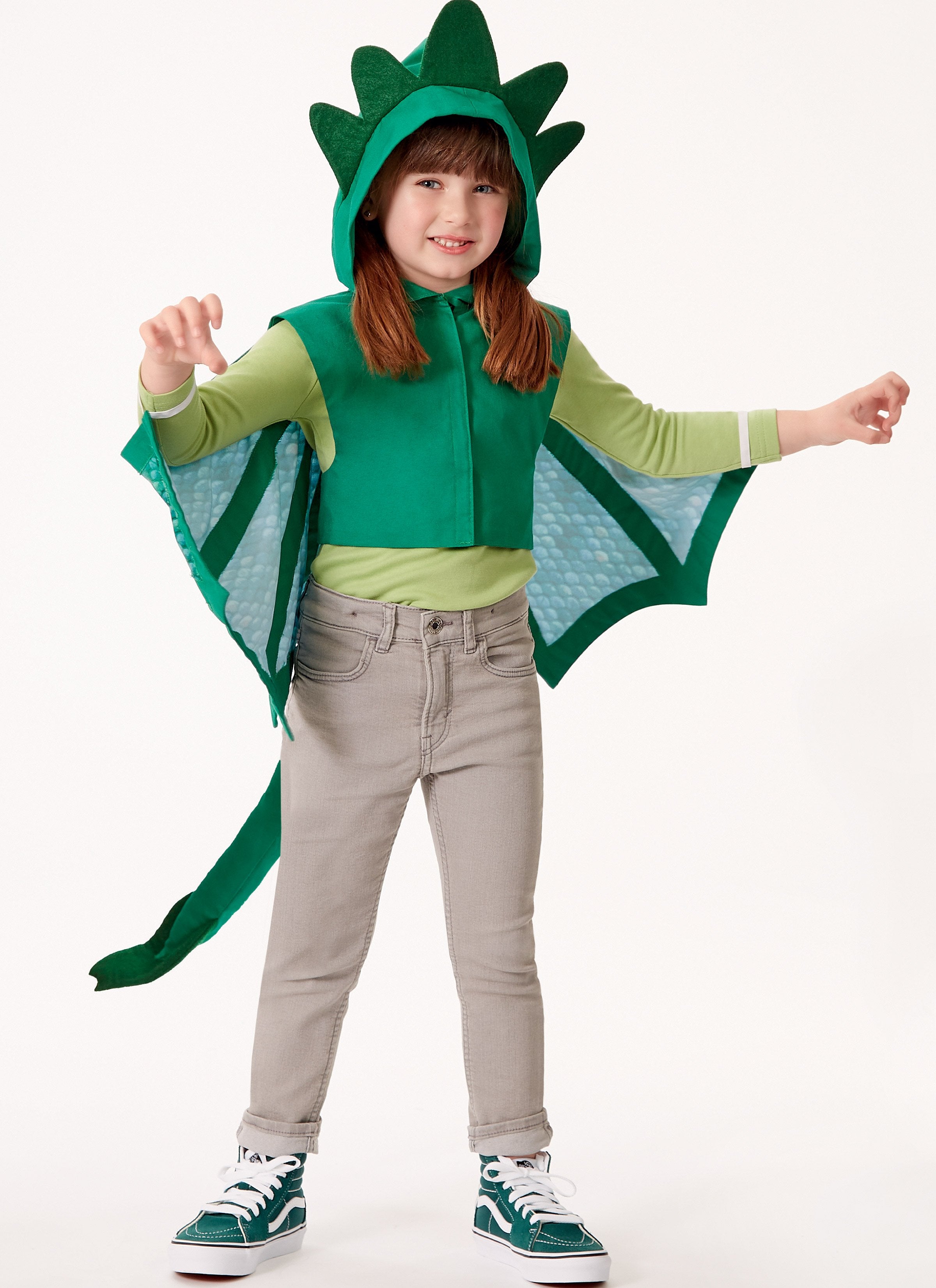 McCall's sewing pattern 8225 Kids' Dragon Cape and Mask from Jaycotts Sewing Supplies