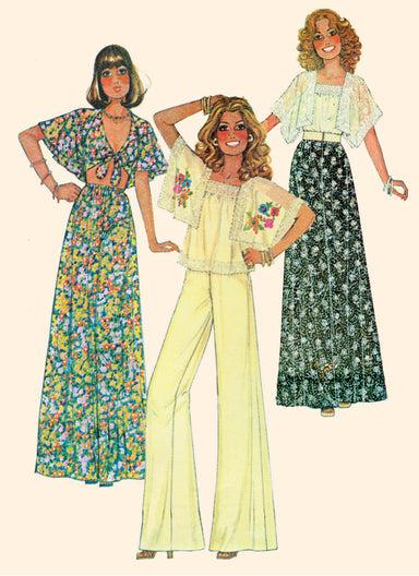 McCall's Sewing Pattern 8257 Vintage Tops, Skirt and Pants from Jaycotts Sewing Supplies